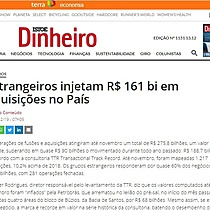 Estrangeiros injetam R$ 161 bi em aquisies no Pas